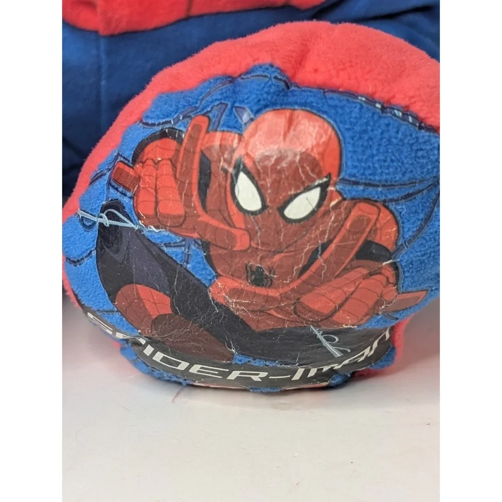 Build-A-Bear Workshop Spider-Man Plush Bear, Red Blue Brown, Green‎ Eyes, Marvel